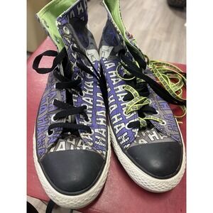 Converse Batman Joker Hi tops Women's 12 men's 10